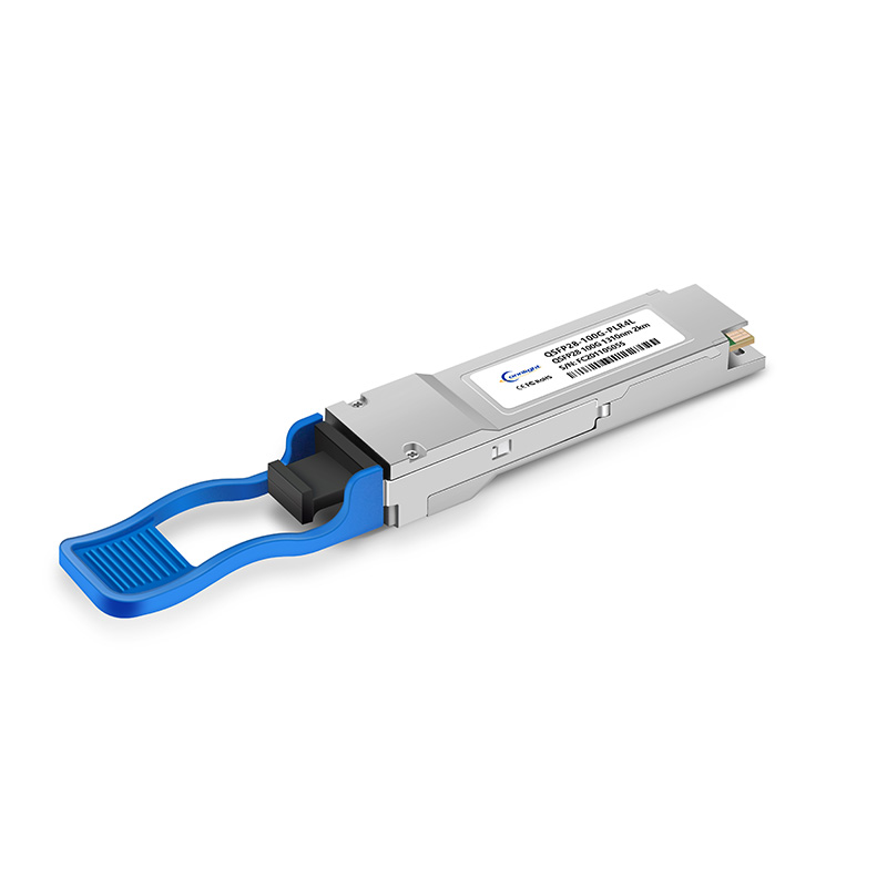 QSFP-100G-PLR4L-P1 QSFP28 1310nm 2km DOM MPO-12/APC SMF Transceiver