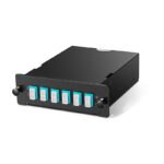 OM4 1 x 12 Fiber MTP to 6 x LC MTP Cassette