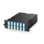 OM4 1 x 24 Fiber MTP to 12 x LC MTP Cassette