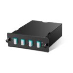 OM4 1 x 8 Fiber MTP to 4 x LC MTP Cassette