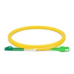 LC APC to SC APC Duplex OS2 Fiber Patch Cable