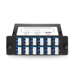 8 x LC Duplex 4x LC Duplex OS2 Fiber TAP Cassette