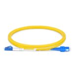 LC UPC to SC UPC Duplex OS2 Fiber Patch Cable