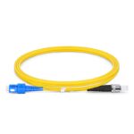 SC UPC to ST UPC Duplex OS2 Fiber Patch Cable