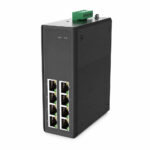 Unmanaged Industrial Ethernet Switch, 8 x 10/100/1000Base-T RJ45, Image 1