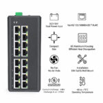 Unmanaged Switch, 16 x RJ45, Image 2