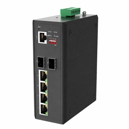 L2+ Managed Industrial Ethernet Switch, 4 x 1GB RJ45, 2 x 1GB SFP Image 1