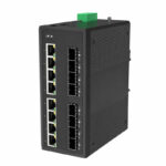 L2+ Managed Industrial Ethernet Switch, 8 x 1GB RJ45, 8 x 1GB SFP
