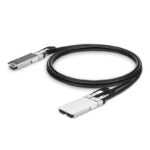 1m (3ft) NVIDIA InfiniBand MCP7Y00-N002 Compatible 800G NDR OSFP Finned Top to 2 x 400G OSFP Flat Top Passive Direct Attach Copper Breakout Cable