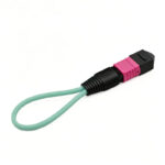 MPO OM4 Multimode Fiber Loopback Cable