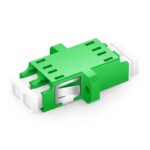 Duplex OS2 Fiber Adapter with Flange