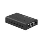Mini Gigabit Ethernet Network Media Converter, 1 x Gigabit SFP Port, 2 x 10/100/1000M RJ45 Port