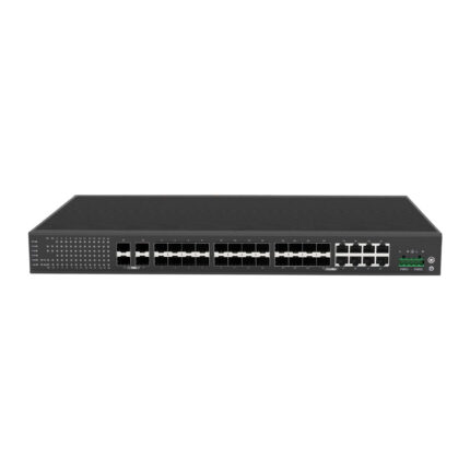 Layer 3 Managed Industrial Ethernet Switch, 16 x 1GB SFP, 8 x 1G Combo RJ45/SFP, 4 x 10G SFP+