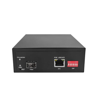 Mini Gigabit Ethernet Network POE Media Converter, 1 x Gigabit SFP Port, 1 x 10/100/1000M RJ45 Port
