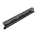 24-Ring 1U Cable Management Panel