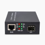 POE Media Converter, 1 x SFP Port, 1 x RJ45 Port