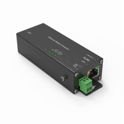 Mini Gigabit Industrial Media Converter, 1 x SFP Port, 1 x RJ45 Port