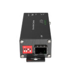 1x 10/100/1000Base-T RJ45 to 1x 1000Base-X SFP Gigabit Mini Industrial Unmanaged Media Converter - Image 2